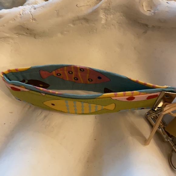 Fabric key chain with fish motif - Picture 2 of 2